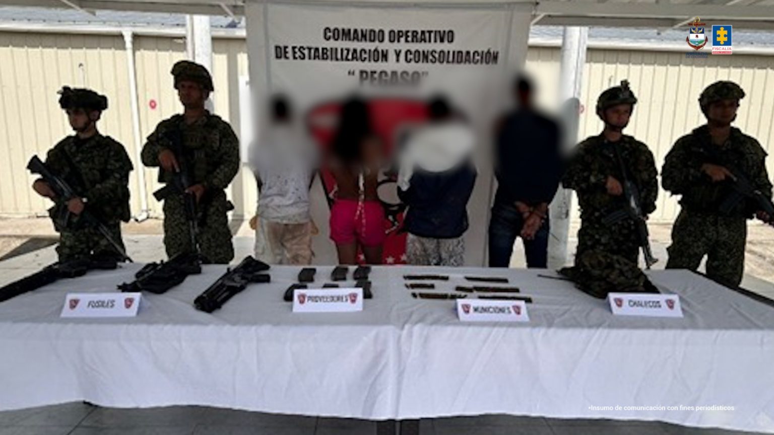 En Olaya Herrera judicializaron a dos hombres por porte ilegal de armas